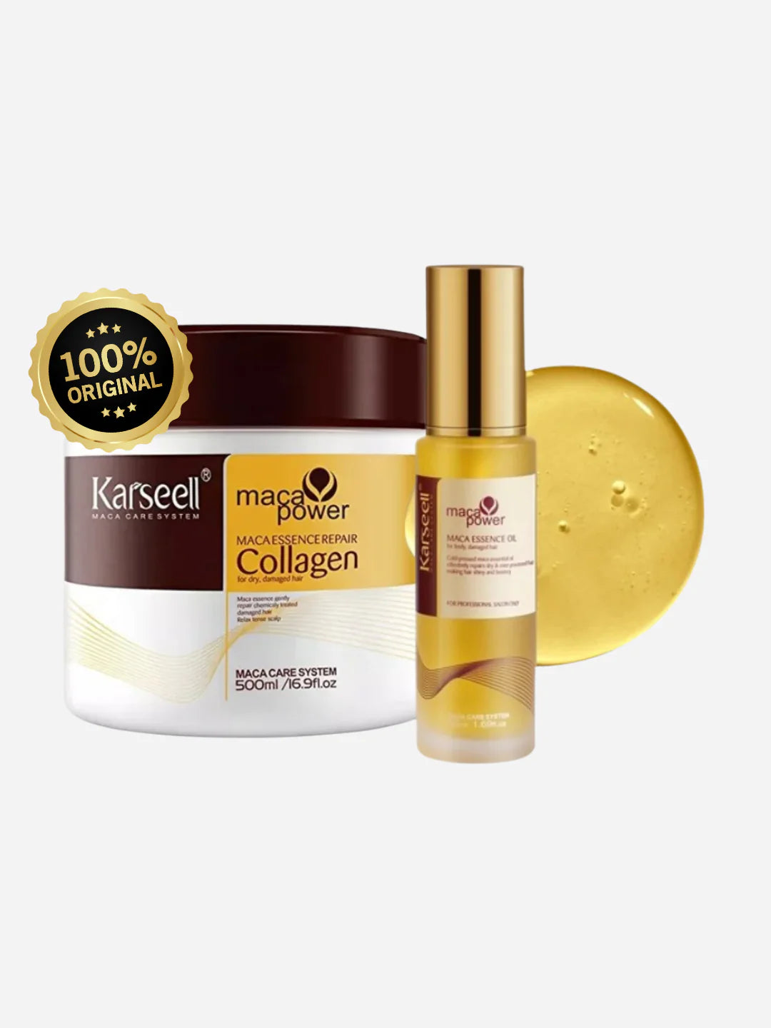 Set Mascarilla + Aceite Colageno Reparador - Karseell Original