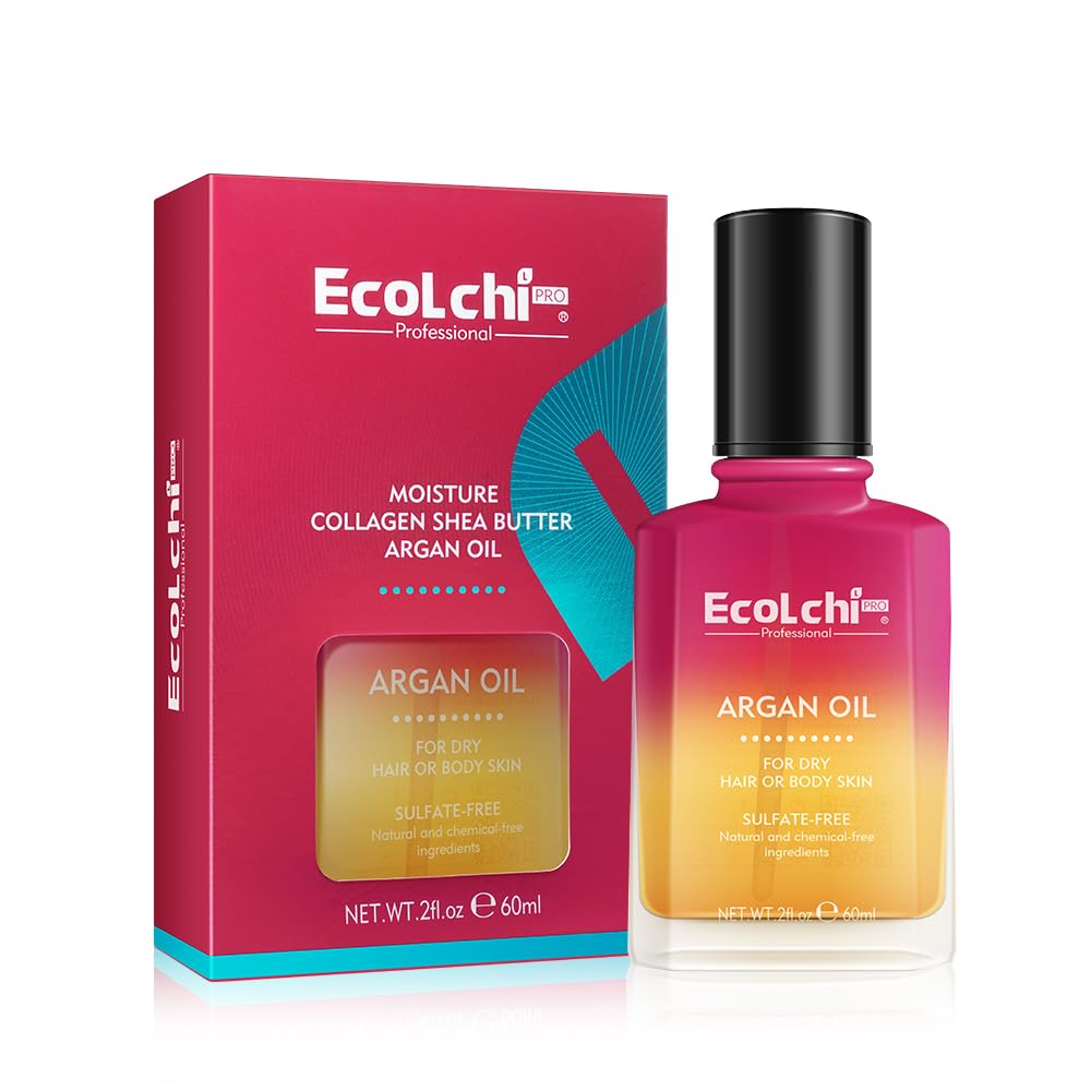 Aceite Capilar De Argán Y Colágeno 60ml - Ecolchi Pro