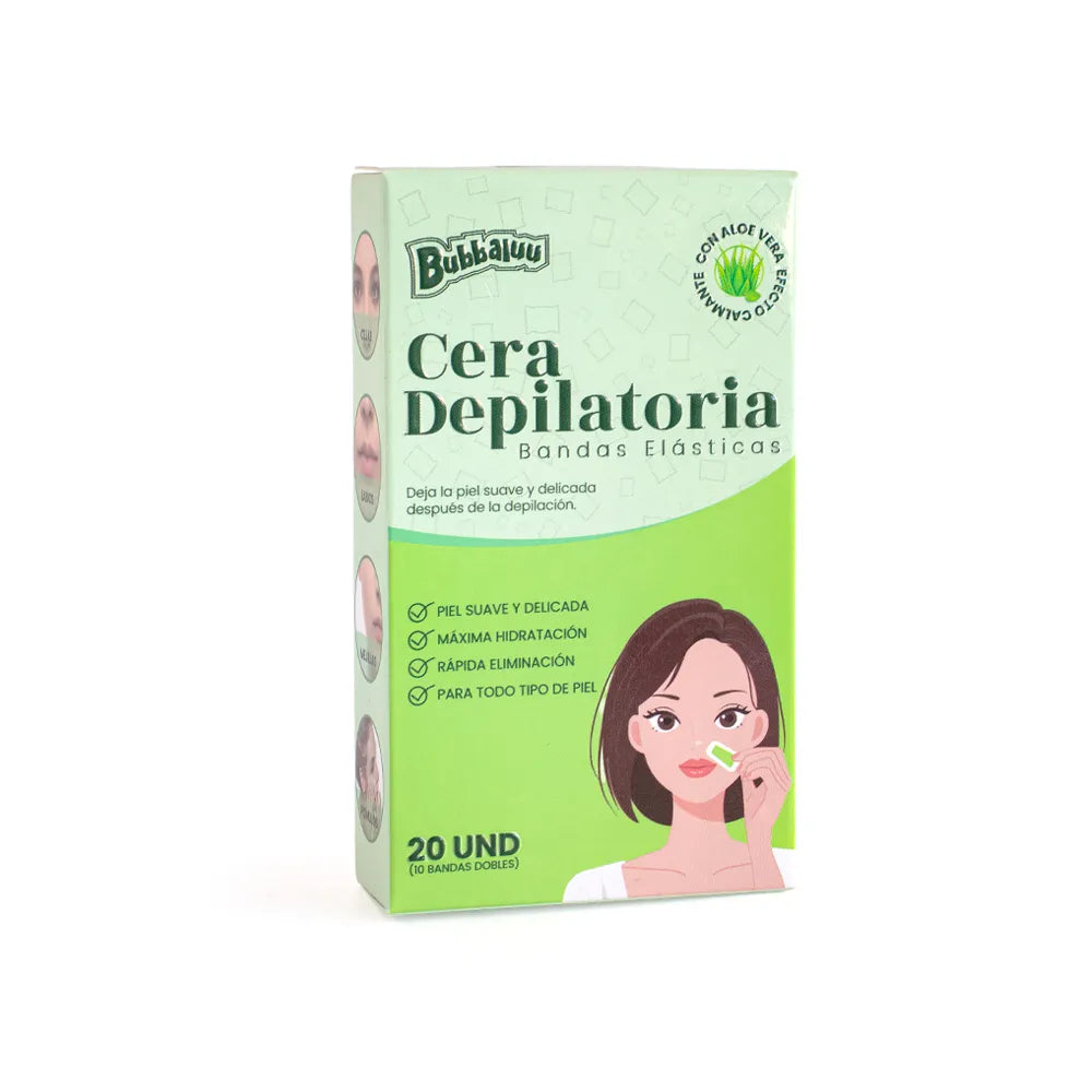 Bandas Elasticas Depilatorias de Cera 20und - Bubbaluu