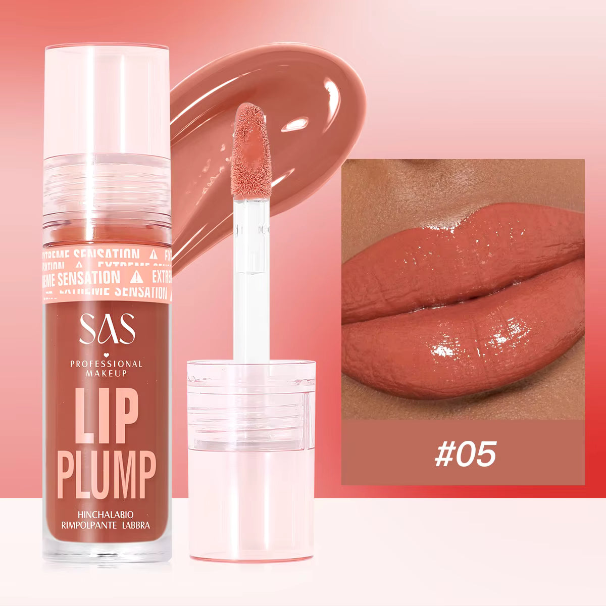 Labial Voluminizador Lip Plump - SAS Cosmetics