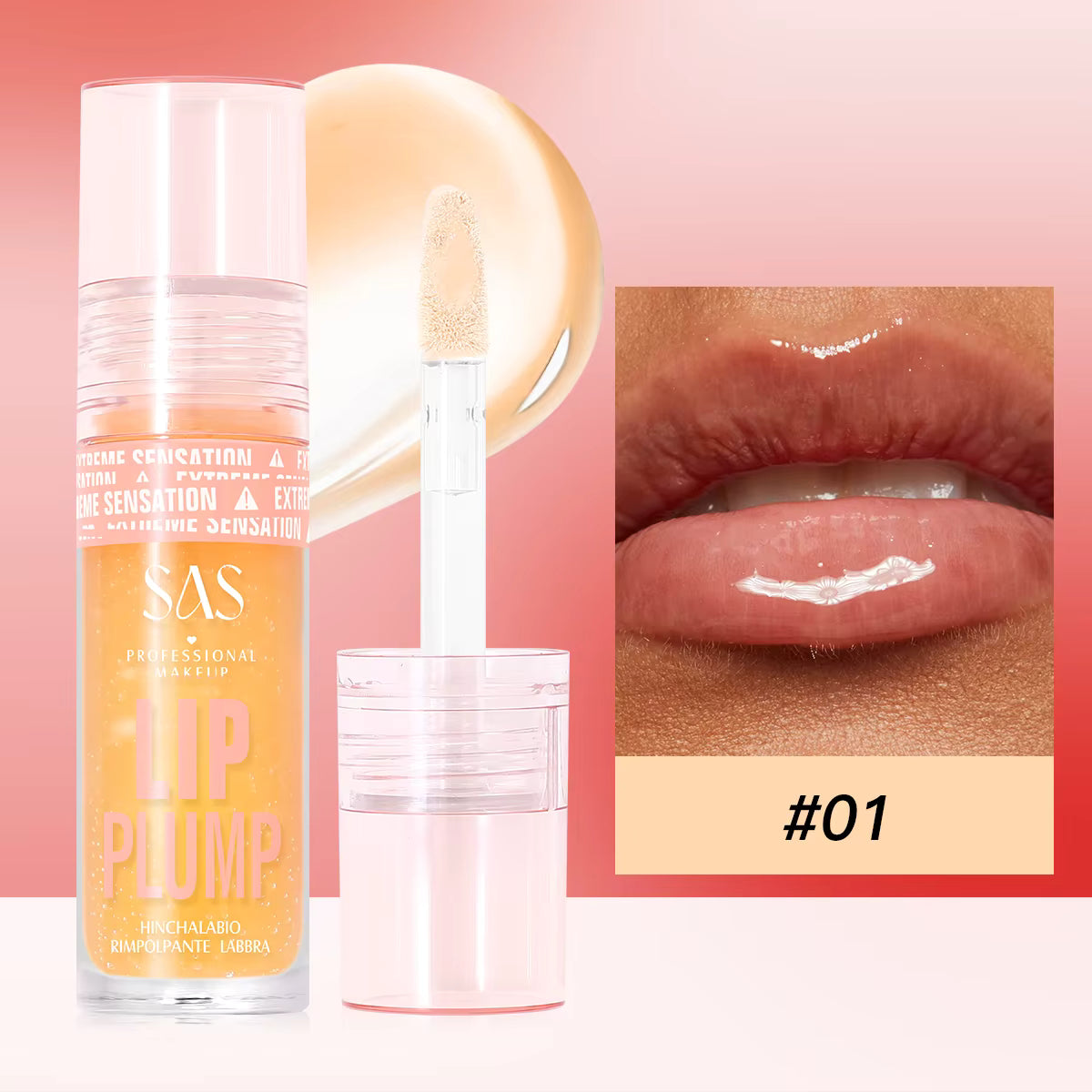 Labial Voluminizador Lip Plump - SAS Cosmetics