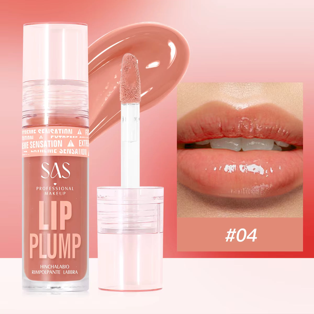 Labial Voluminizador Lip Plump - SAS Cosmetics