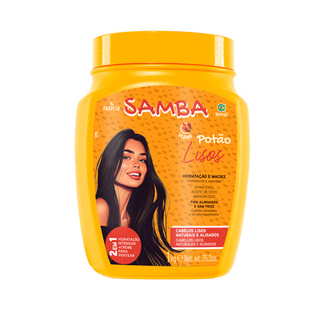 Tratamiento Capilar 2 En 1 Lisos Potao 1Kg - Samba Brasil