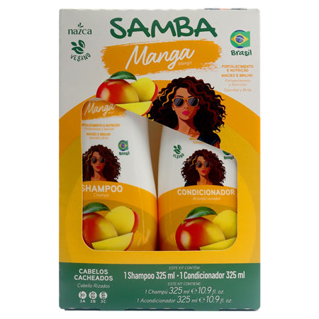 Set Shampoo Y Acondicionador Manga 325ml - Samba Brasil