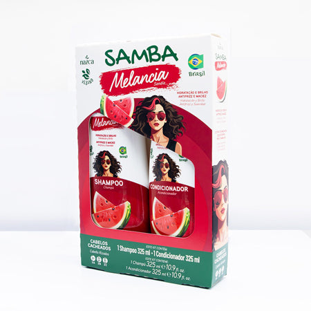 Set Shampoo Y Acondicionador Melancia 325ml - Samba Brasil