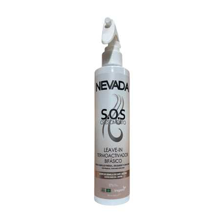 Leave-In Termoactivador Bifásico SOS Crecimiento 250ml - Nevada